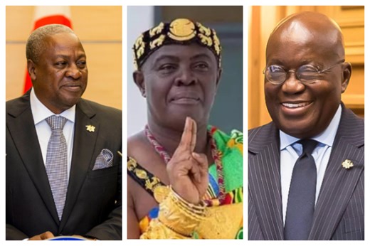 Two good things Dormaahene reported to Mahama about Akufo-Addo