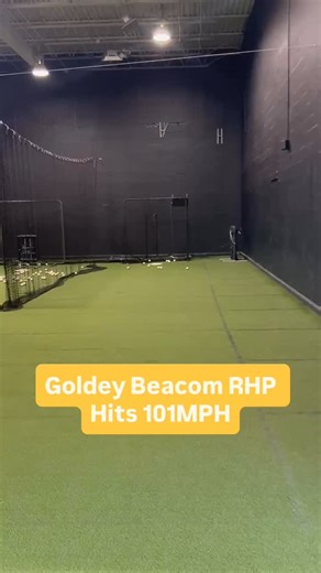 1-1 Pitching on Instagram: "Goldey-Beacom RHP, Kory Williams pulls down 101 MPH #WinTheCount"