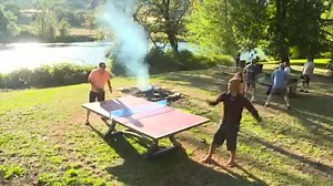 13K views · 160 reactions | Think concrete is boring? Take this! www.concretetabletennis.com | Stone Age Concrete Table Tennis | Facebook