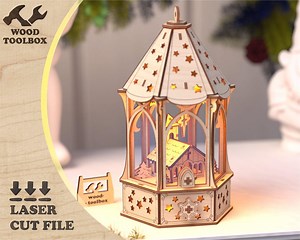 Christmas Lantern Laser Cut File: CNC Decoration (digital Download) - Etsy