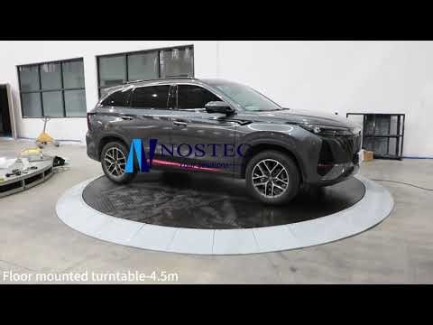 Ideal platform rotating solutions for car display and driveway