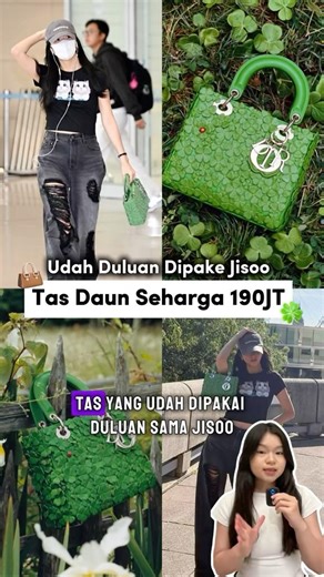 Jisoo Blackpink Dior Clover Bag 🍀👜