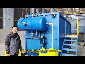 250m3 per day DAF System for Oily wastewater pretreatment Dissolved Air Flotation System