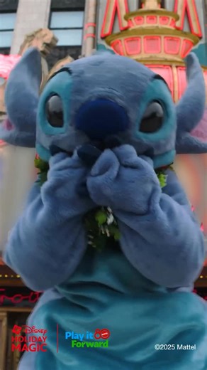 MATTEL on Instagram: "✨ Spreading the holiday magic! Mattel Philanthropy proudly collaborated with Disney Consumer Products to #PlayitForward and bring the magic of play to children and families in Detroit. With the help of Mattel volunteers, Stitch and Disney delivered a VIP gifting experience to help brighten the season with a day of play and extra holiday joy for local families.🎁"