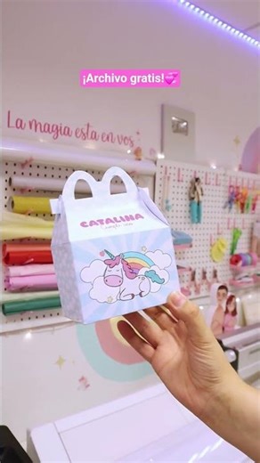 Molde de caja mc gratis: Archivo editable 💞 #papeleriacreativa #diy #manualidades
