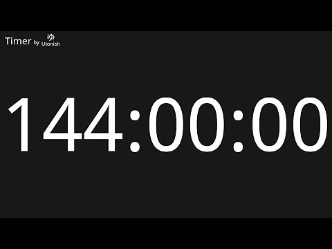 144 Hour Countdown Timer