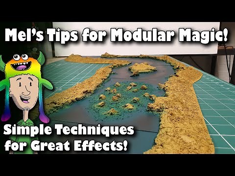 Matching up your Modular Wargaming Roads & Rivers!