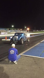 Ted Brine and crew with Joe Morrison piloting making a test hit at Keystone Raceway Park. | Jim Overly