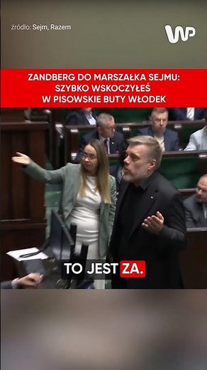 Awantura na mównicy. Zandberg do Czarzastego: Szybko wskoczyłeś w pisowskie buty Włodek