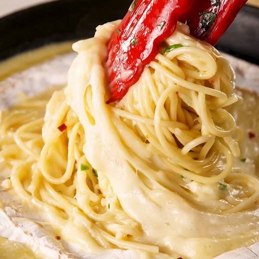 21M views · 66K reactions | Brie Spaghetti will be the cheesiest,...