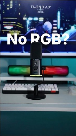 Maono PD100W RGB off—two ways shown #maono #microphone