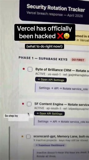 Vercel Was Hacked: How to Rotate Your Keys and Secure Your Data