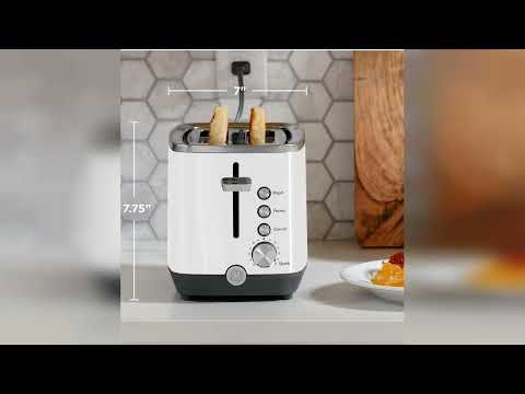 Review: GE 2 Slice Toaster, Extra Wide Slots for Toasting Bagels, Breads, Waffles & More, 7 Ad...