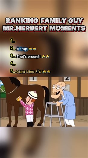 Mr.Herbert's TOP 5 FUNNIEST Moment in Family Guy! #familyguy #funny #shorts