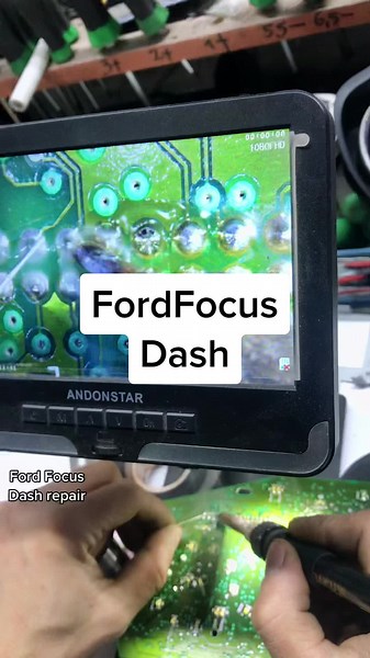 Ford Focus Dashboard Repair: Soldering ECU Diagnostic