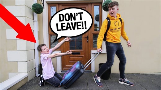 Moving out prank shocks a little brother during viral video