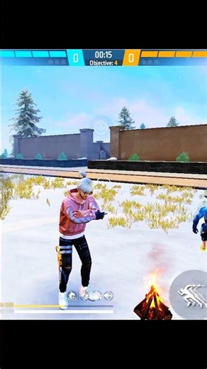 free fire mein new emote winter's #ffshorts