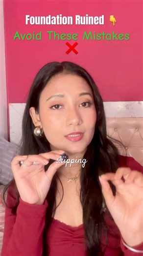 Mistakes That Are Ruining Your Foundation Base😱 #foundation #mistakes #tips #shorts #beauty #makeup