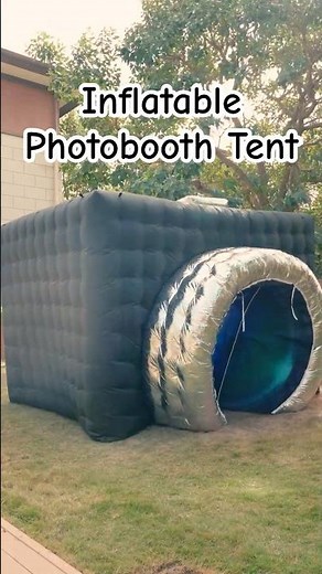 We Built a Giant Inflatable Party Photobooth Room in Our Backyard!