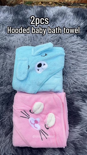 Hooded Baby Bath Towel for Kids - Soft & Cozy