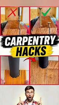 5 Genius Carpentry Hacks You Must Know. #secrethacks #homehacks #diy