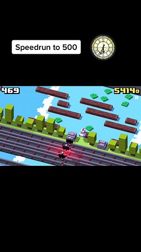 Crossy Road Speedrun to 500: Day Two Gameplay