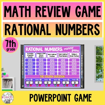 7th Grade | Rational Numbers | Jeopardy-Style Review Game