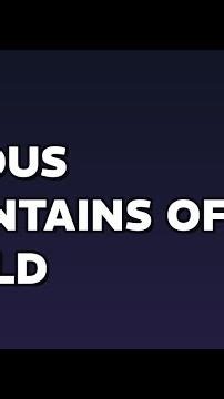 Everest isn't the tallest mountain on Earth. Can you ace these 5?