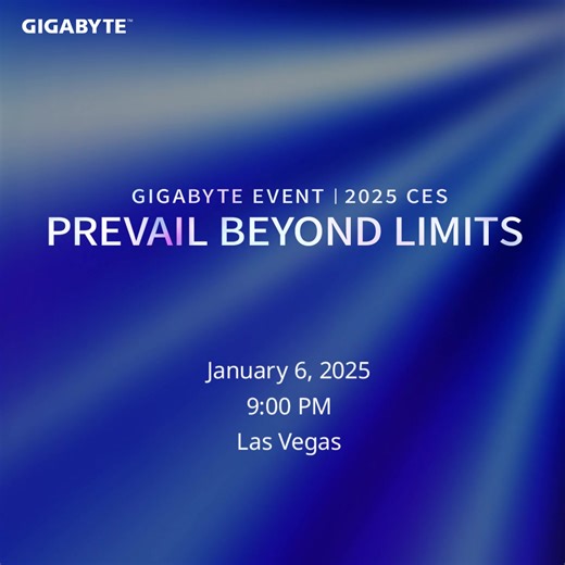 PREVAIL BEYOND LIMITS 🚀 Join GIGABYTE's first showcase of 2025 at CES. Experience next-gen AI computing and gaming innovations that prevail beyond limits. Are you ready to go beyond the limits? ✨Explore now: https://www.gigabyte.com/Consumer/gigabyte-event #GIGABYTECES2025 #ACCEVOLUTION #GIGABYTE #GIGABYTEai #CES2025 | AORUS