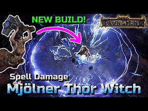Mjolner Thor Witch Endgame Build Teaser Trailer - Path of Exile 2 (Patch 0.2.1) Dawn of the Hunt