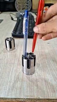 Spinner pen holder on lathe matchine @teachmywelding