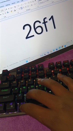 Shortcut Key In MS Word for Umbrella |Useful Code |