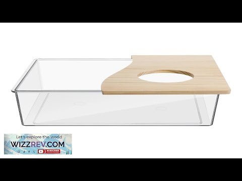 Transparent Hamster Sand Bath Container Acrylic Chinchilla Dust Bath Box Hamster Sandbox