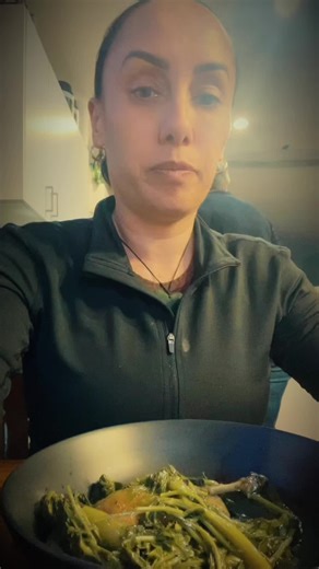 Just a snap shot of me eating Tītī aka Mutton Birds with watercress. Have been blessed to have an abundance of kai on this trip.