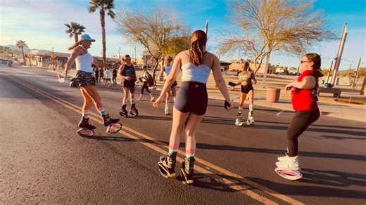 Warning: High energy crew bouncing through the car show.⚡️⚡️⚡️ Side effects may include smiling and wanting to join.😍🤗👍 | Tawnya Cline