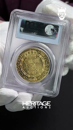 8 escudos. 1794. Carlos IV. MIRA QUE MONEDÓN DE ORO. Pieza tremenda #shorts