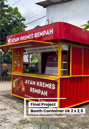 Final Project Booth Container Custom Uk 2 x 2,5✅🥰 Terima kasih Untuk Owner @Puyuh Hai Sukses & Dilancarkan Selalu Usahanya🥰 #workshopboothcontainer #bumikencanaid #boothcontainertuban #boothcontainergresik #boothcontainersurabaya