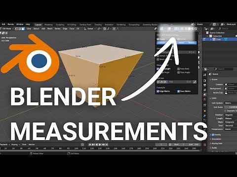 How to Show MEASUREMENTS in Blender 4.2 (it's here now)