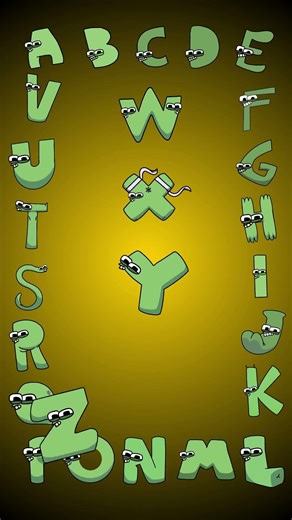 Alphabet So ng in D color #alphabet #alphabetsong @around_animation