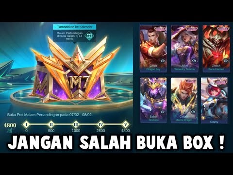 LOGIN HARI INI ! JANGAN SALAH BUKA BOX !! KLAIM SKIN LUCKY BOX BEBAS PILIH
