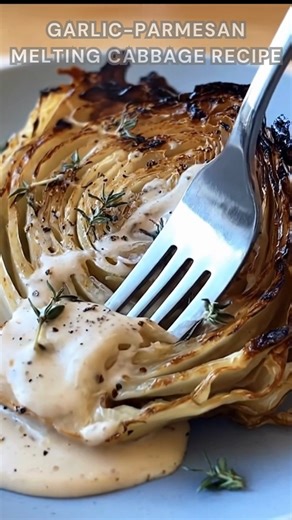 Cabbage sliced thin. Sauté in butter with garlic until tender and golden. Melt in Parmesan for a rich, savory finish simple, creamy, and utterly delicious. Ingredients ➤ 1 small head of cabbage, thinly sliced ➤ 3 tbsp olive oil or butter ➤ 4 garlic cloves, minced ➤ ½ cup grated Parmesan cheese ➤ ½ tsp salt ➤ ¼ tsp black pepper ➤ Optional: red pepper flakes or chopped parsley for garnish FULLL Recipe in First Cօʍʍеոτ 👇👇 | Nessy Recipes