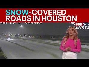 Icy conditions on Houston-area roads lead to closures