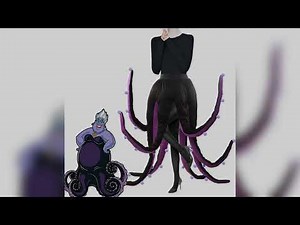 A must-have product #Adult Little Mermaid Ursula Cosplay Long Octopus Tentacles Female Sea Witch C