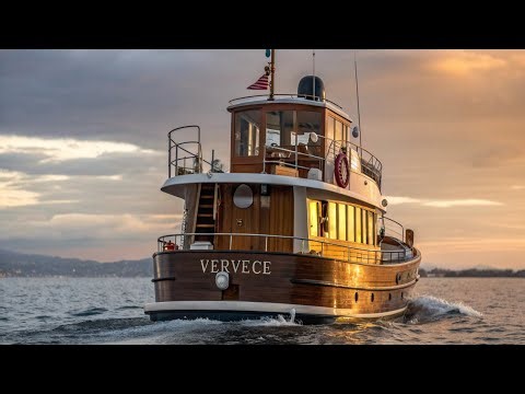⚓ 🚤 VERVECE – THE CLASSIC TUGBOAT REBORN AS A LUXURY YACHT | SIR BOATS YACHT REVIEW 🌊🔥