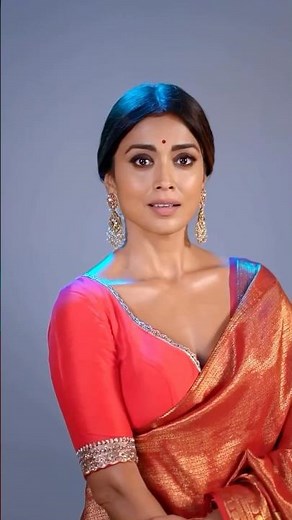 Shriya Saran’s saree look🔥❤️|The Unseen Shorts #shriyasaran #theunseenshorts