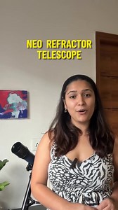 6.6M views · 9.9K reactions | Neo Refractor Telescope — View moon craters, day/night sky wonders & click moon shots from your phone. The perfect telescope with the mix of education and adventure for curious young minds! Includes travel bag, moon filter, celestial calendar, and 2 eyepieces (20mm & 6mm) with up to 90x zoom  Stable aluminum tabletop tripod for indoor or outdoor use. Smart. Fun. Educational. Turn any night into a sky adventure! | Pie Matrix | Facebook
