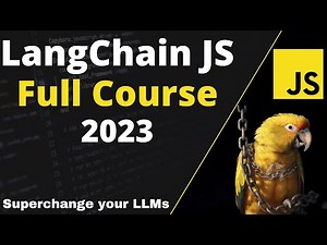 LangChain with JavaScript 🦜️ - COMPLETE TUTORIAL - Basics to advanced concept!