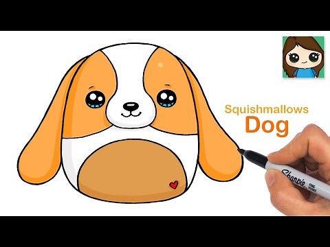 How to Draw a Dog | Squishmallows Basset Hound