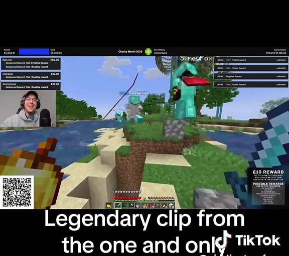 A clip from this past weekends mental health charity event, we raised 11k USD 😲😲#MarcusK #minecraft #charity #fyp #funny #fypシ #twitchstreamer #twitch #english #viralvideos