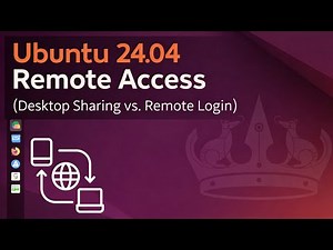 How to Configure RDP on Ubuntu 24.04 | Remote Access, Screen Sharing